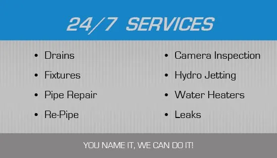 Slide of OSP Plumbing & Rooter