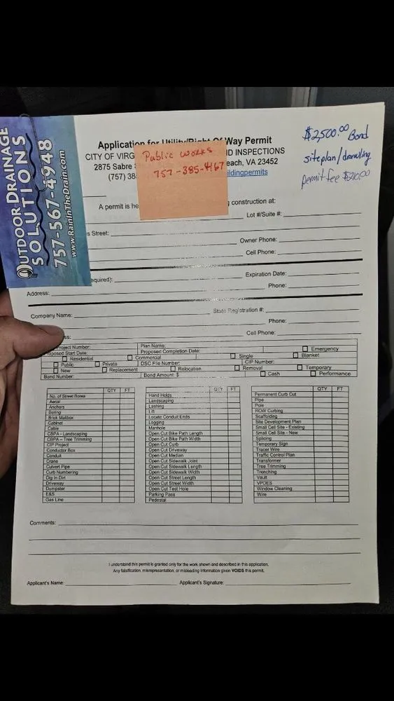 Affordable plumbing repair in Chesapeake, VA by Outdoor Drainage Solutions