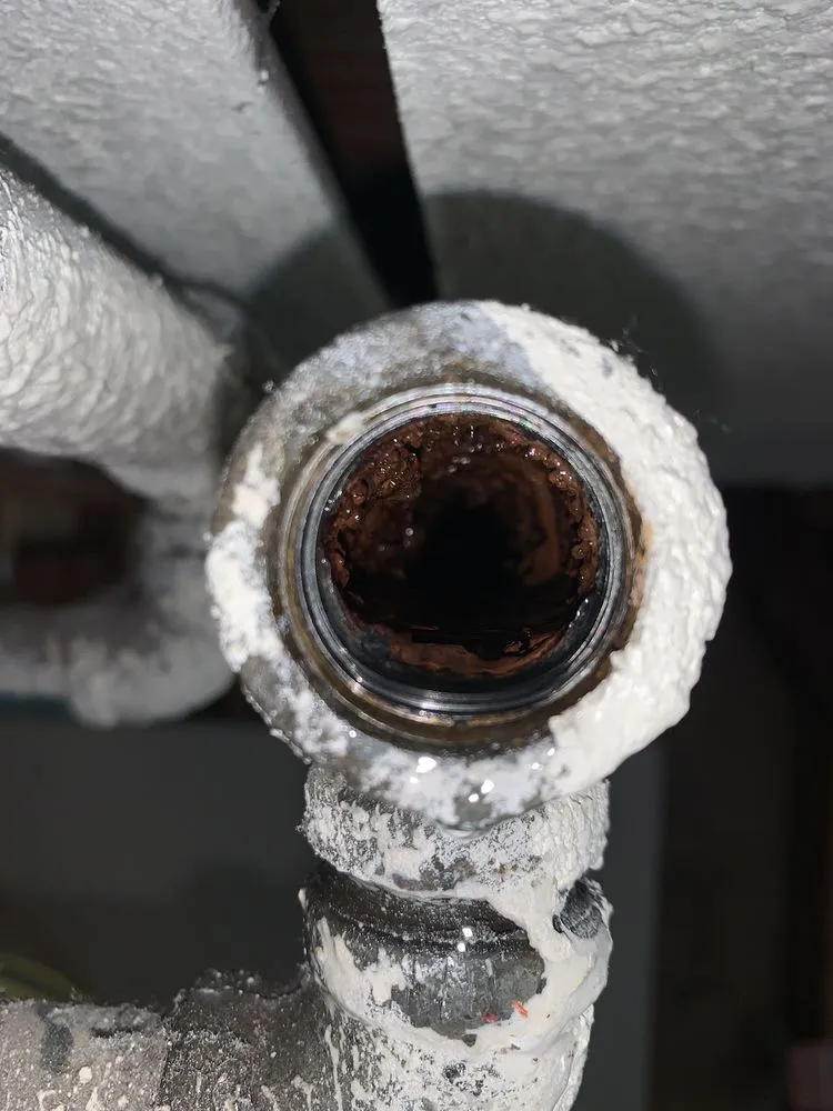 Slide of Overflow Plumbing