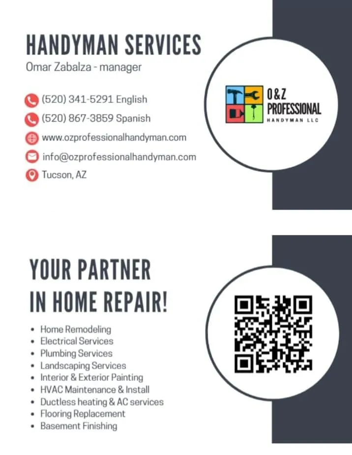 Slide of O&Z Professional Handyman