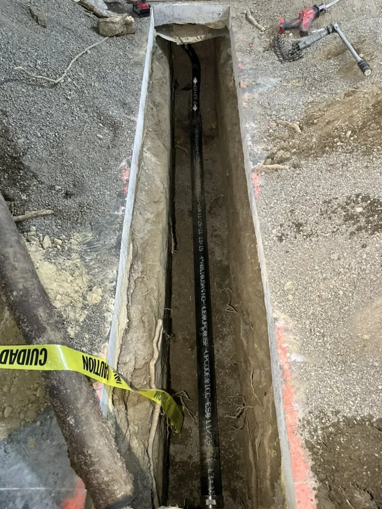 Slide of P-Line Plumbing