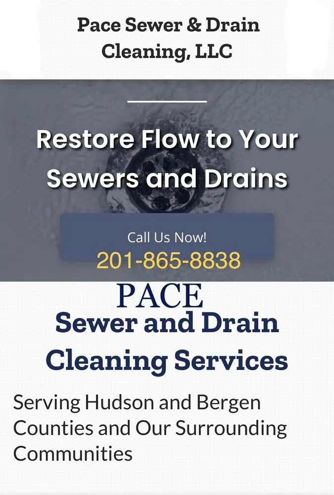 Slide of Pace Sewer and Drain Cleaning