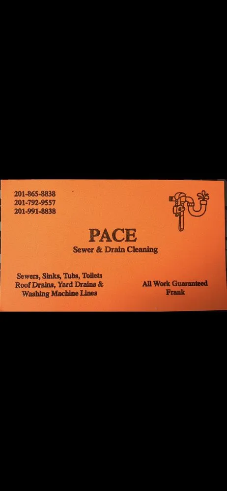 Slide of Pace Sewer and Drain Cleaning