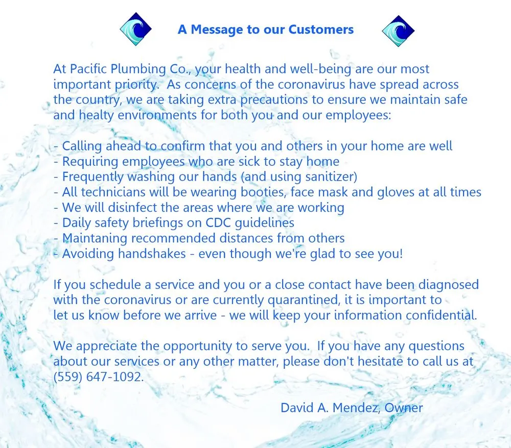 Slide of Pacific Plumbing