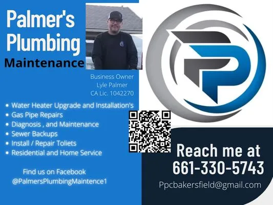 Palmer's Plumbing Maintenance Logo