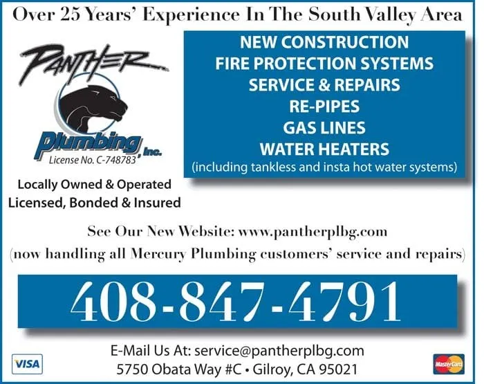 Slide of Panther Plumbing