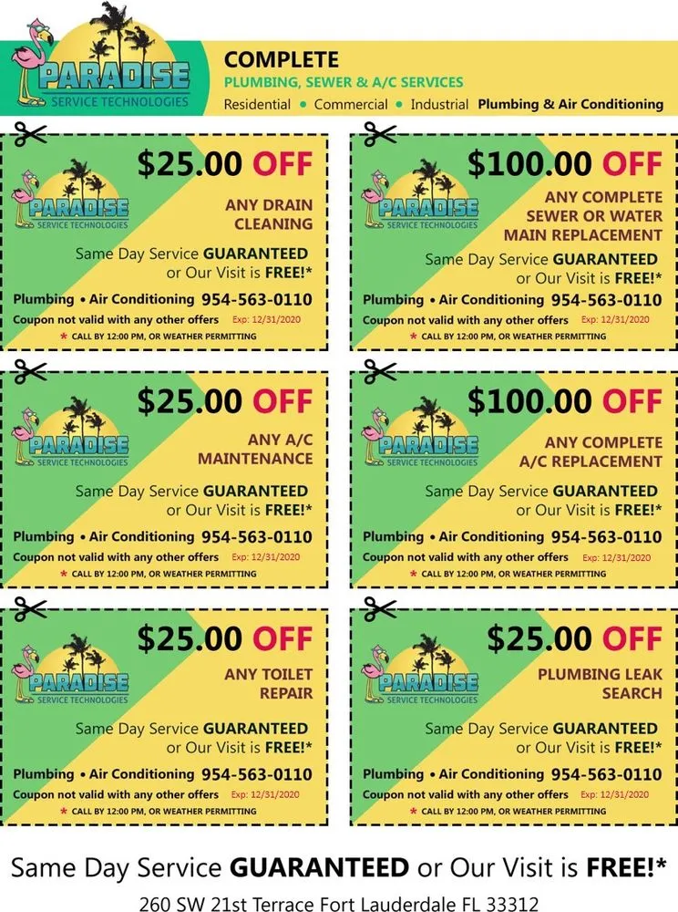 Quality leak detection service in Fort Lauderdale, FL - Paradise Plumbing & Air Conditioning