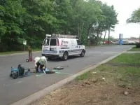 Slide of parkway plumbing