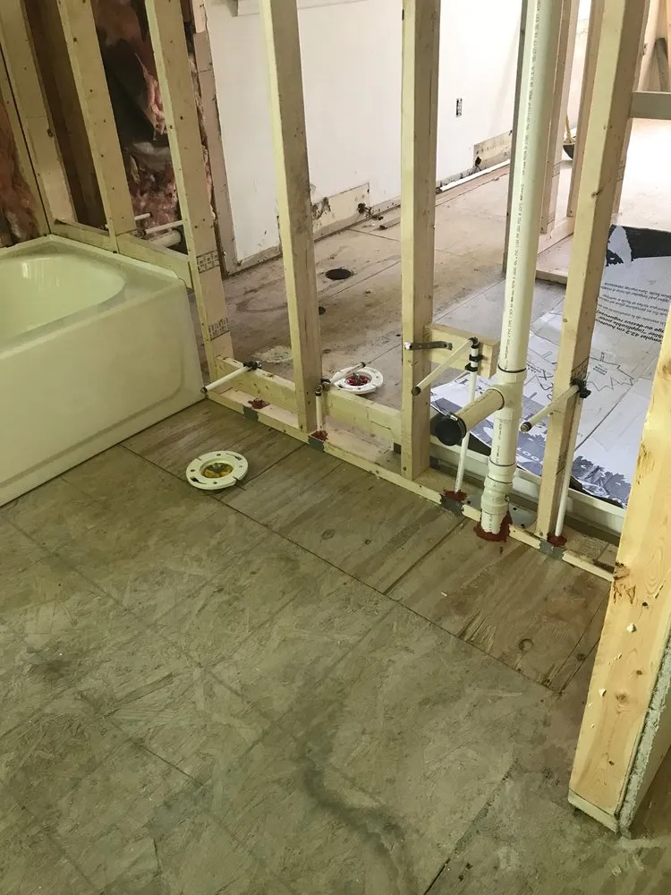 Slide of parkway plumbing