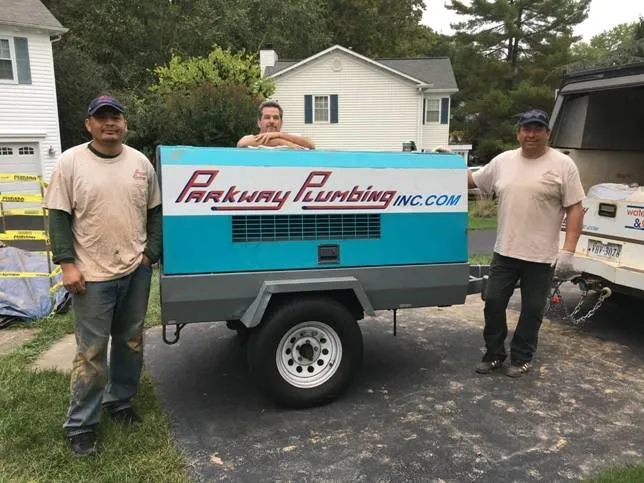 Slide of parkway plumbing