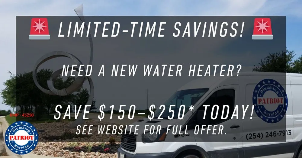 Slide of Patriot Plumbing Service