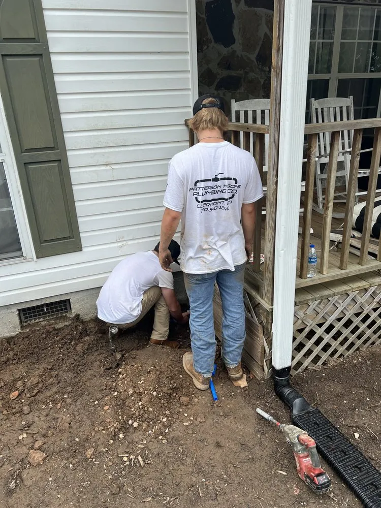 Slide of Patterson and sons plumbing