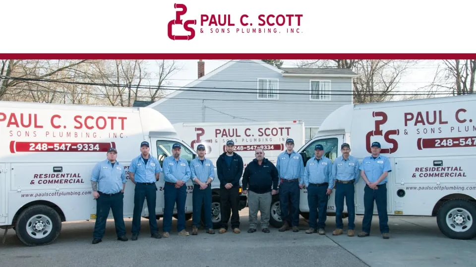 Slide of Paul C Scott & Sons Plumbing