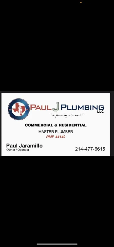 Slide of Paul J Plumbing