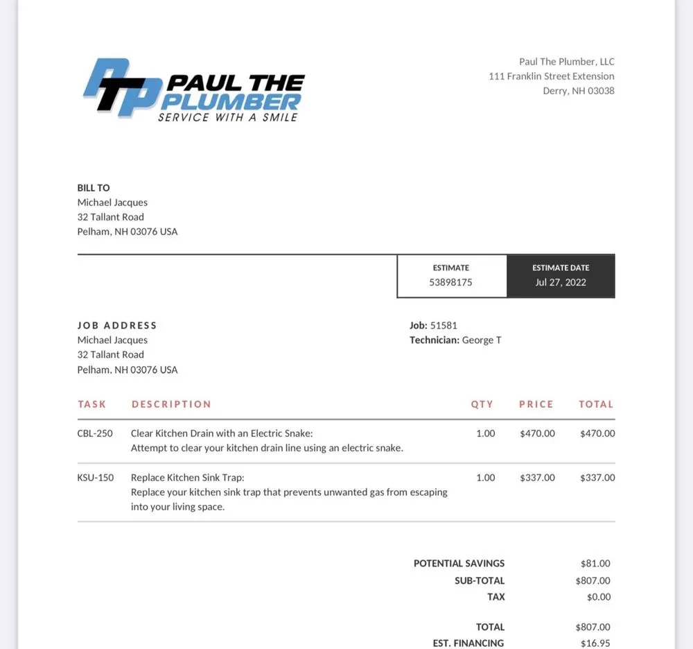 Slide of Paul The Plumber