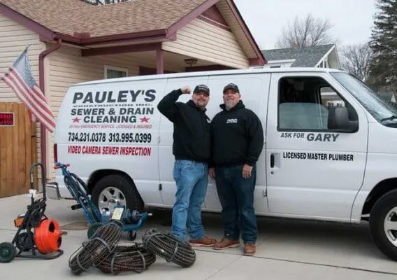 Slide of Pauley's Sewer & Drain