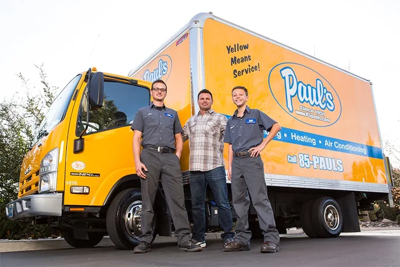 Slide of Paul's Heating & Air
