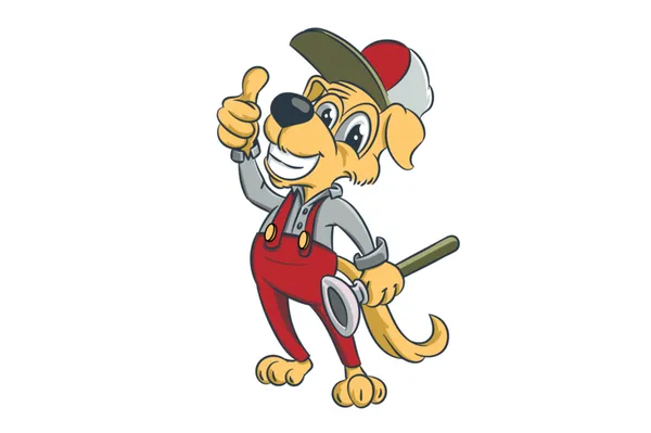 Paws Plumbing Logo
