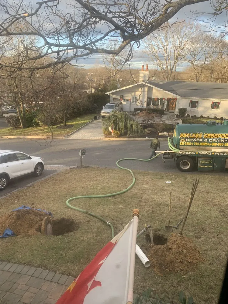 Trusted pipe repair for homes in Rocky Point, NY by Payless Cesspool Sewer & Drain