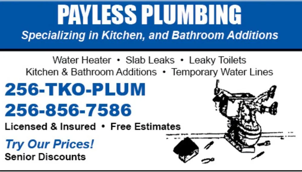 Top-rated water heater service service in Anderson, AL - Payless Plumbing