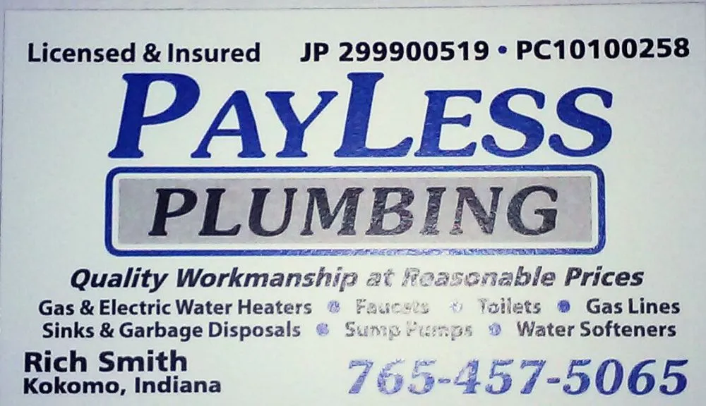 Slide of PayLess Plumbing