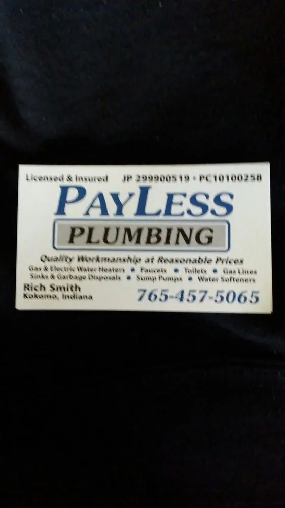 Slide of PayLess Plumbing
