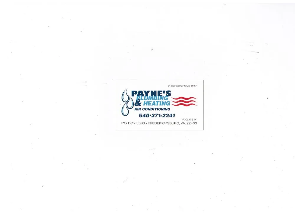 Slide of Payne's Plumbing & Heating