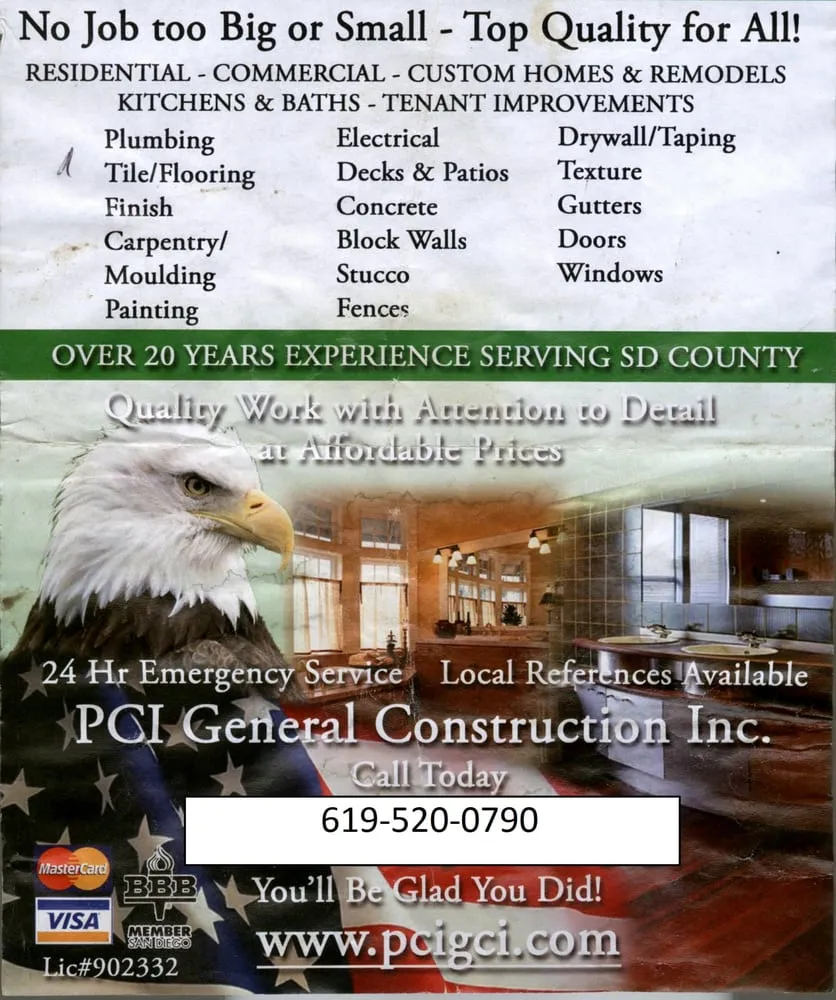 Slide of PCI General Construction