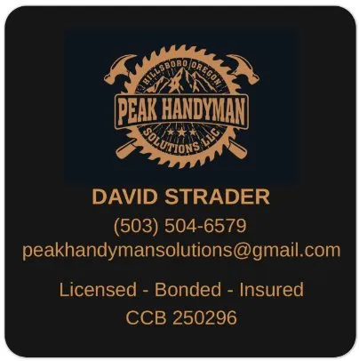 Slide of Peak Handyman Solutions