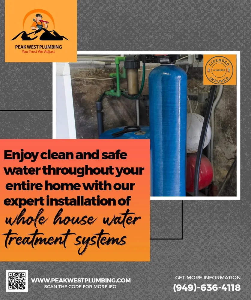 Expert water heater service for homes in Irvine, CA by Peak West Plumbing