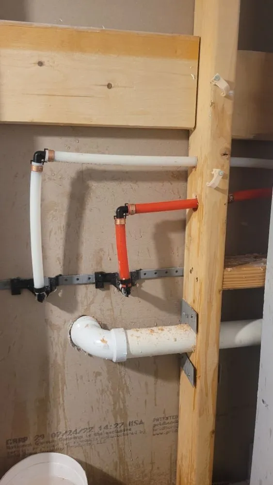 Slide of Peaks plumbing