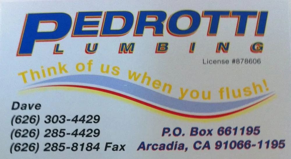 Slide of Pedrotti Plumbing