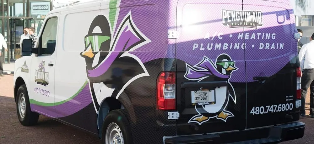 Slide of Penguin Air, Plumbing & Electrical