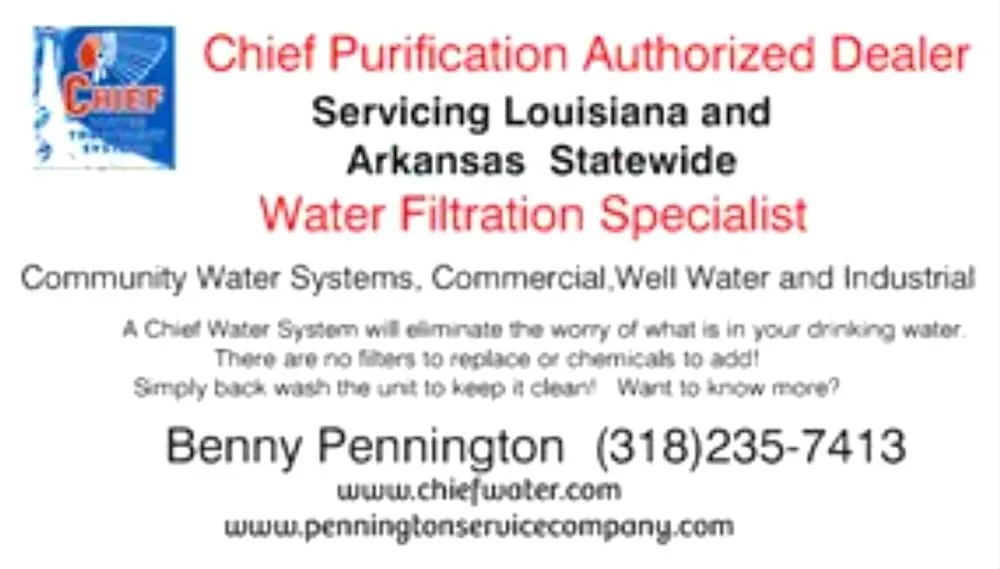 Emergency plumbing repair in Downsville, LA by Pennington Service Company