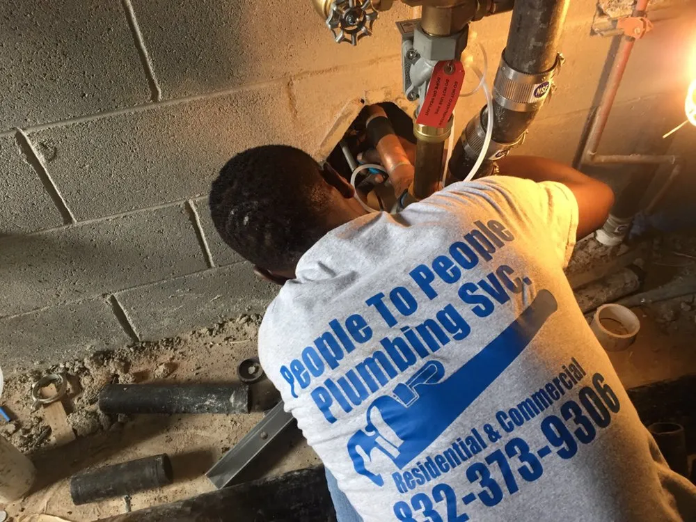 Slide of People to People Plumbing Service