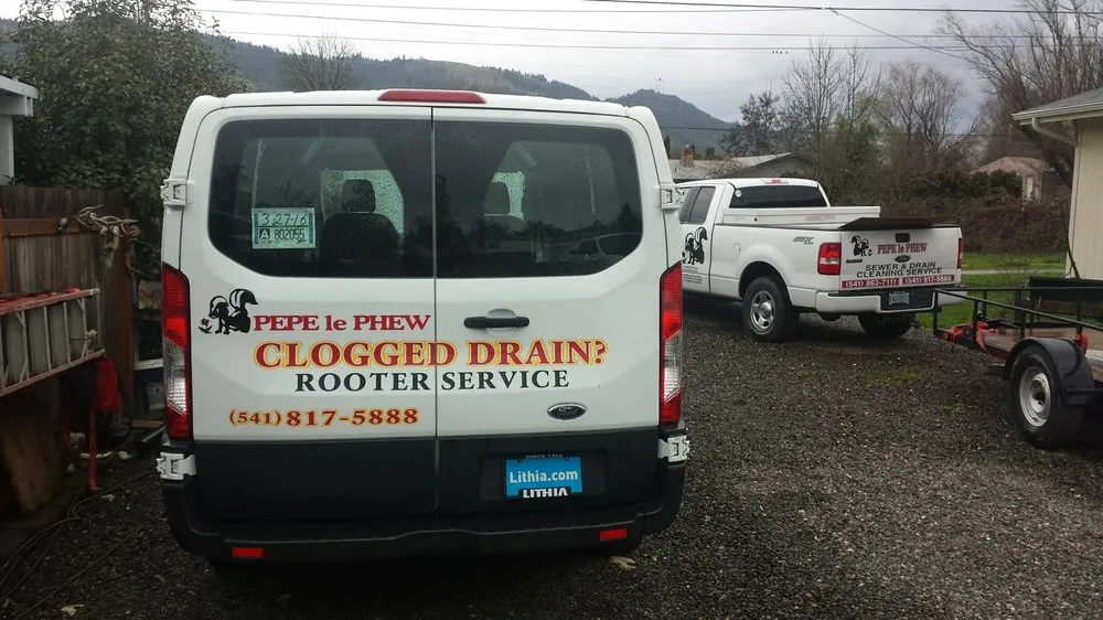 Slide of Pepe Le Phew Sewer & Drain Cleaning Service