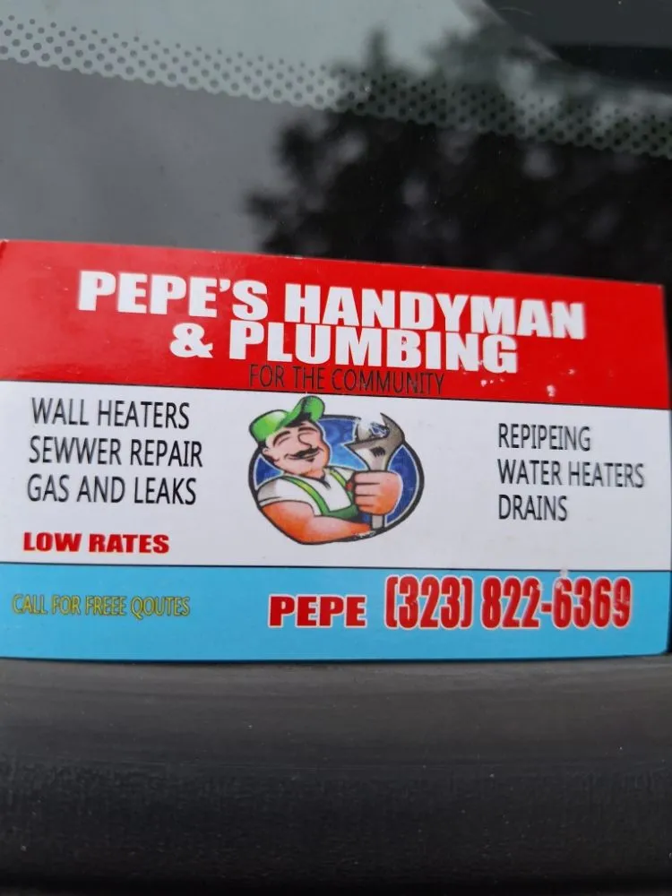 Slide of Pepe's Handyman and Plumbing