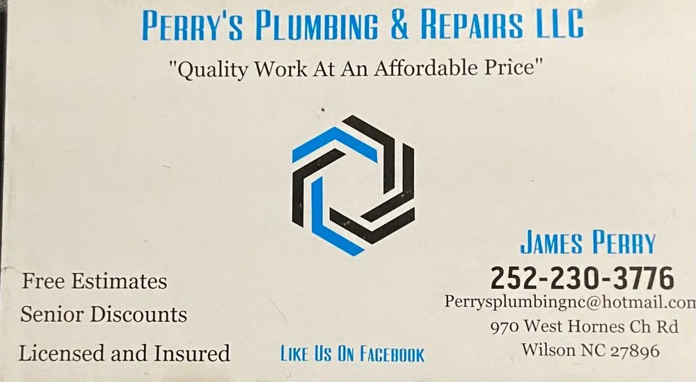 Slide of Perry's Plumbing & Repairs