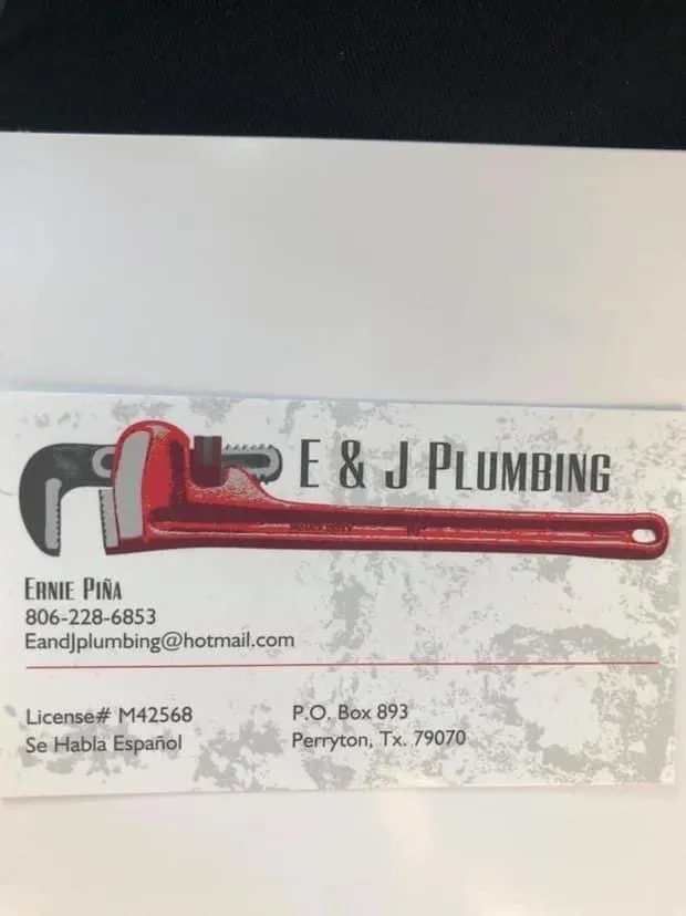 Slide of Perryton E&J Plumbing