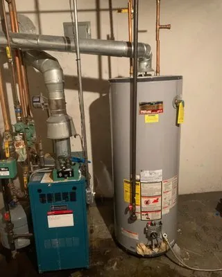 Pershing Road Plumbing & Drain Logo