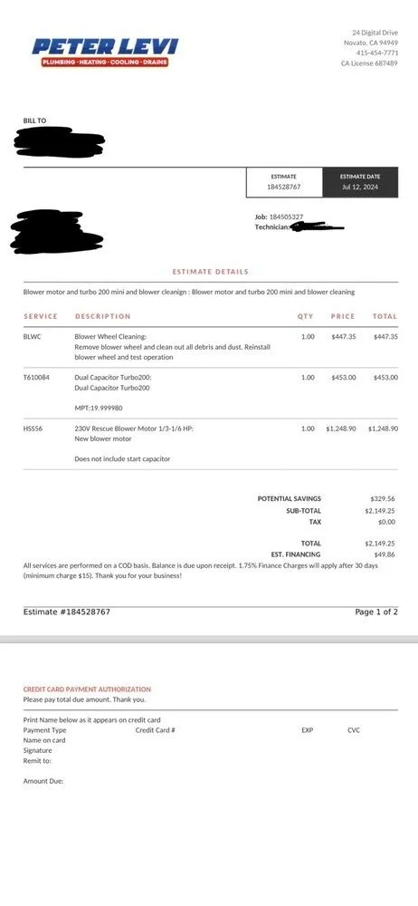 Expert plumbing repair in Vacaville, CA by Peter Levi Plumbing Heating & Cooling