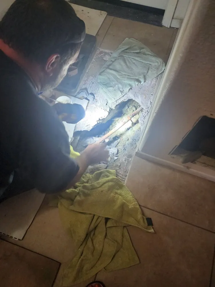 Slide of Peter Mikov is my plumber