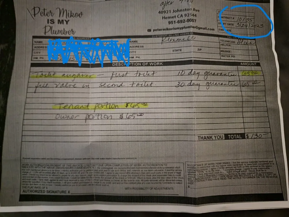 Slide of Peter Mikov is my plumber