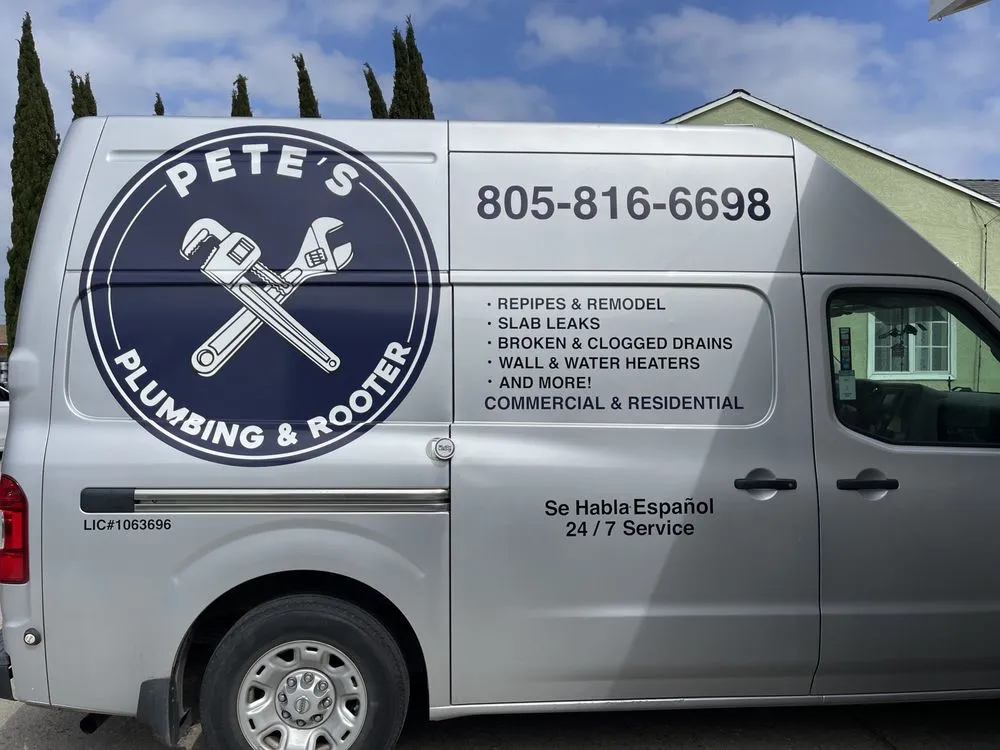 Slide of Pete’s Plumbing & Rooter