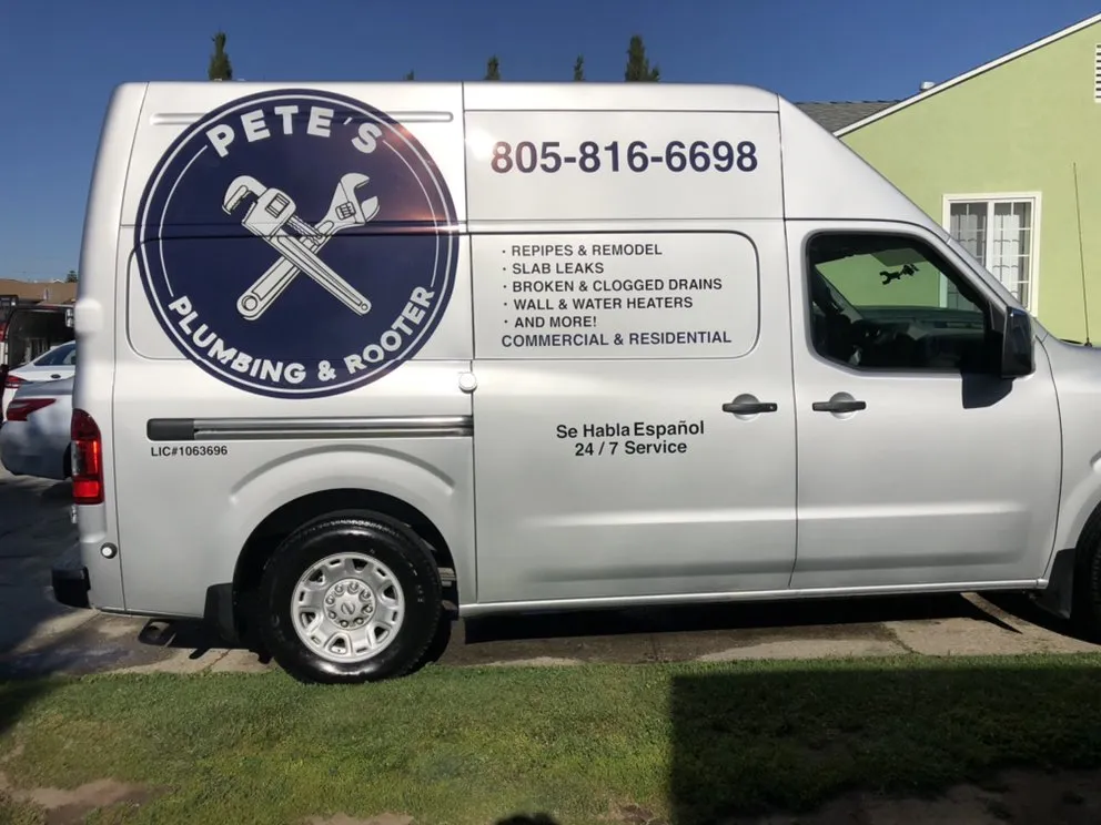 Slide of Pete’s Plumbing & Rooter