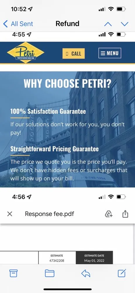 Slide of Petri Plumbing, Heating, Cooling & Drain Cleaning