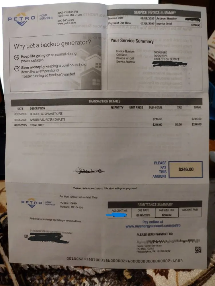 Slide of Petro Home Services