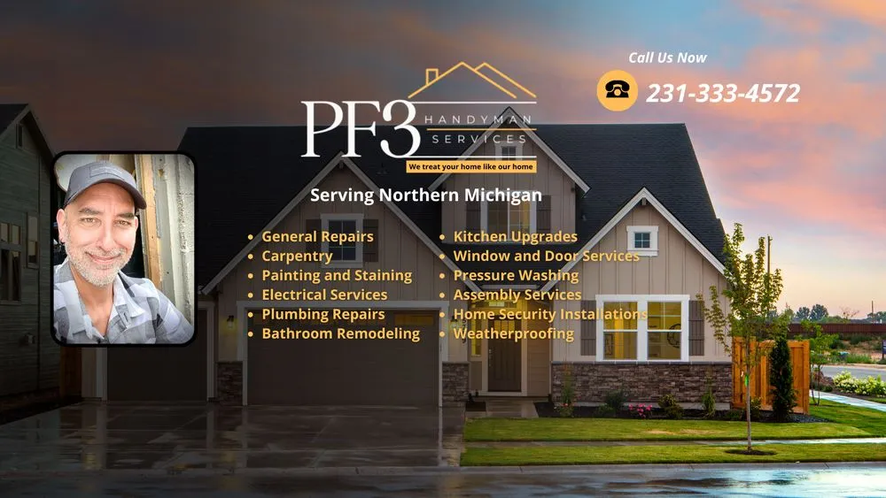 Quality water heater service in Mancelona, MI by PF3 Handyman Services