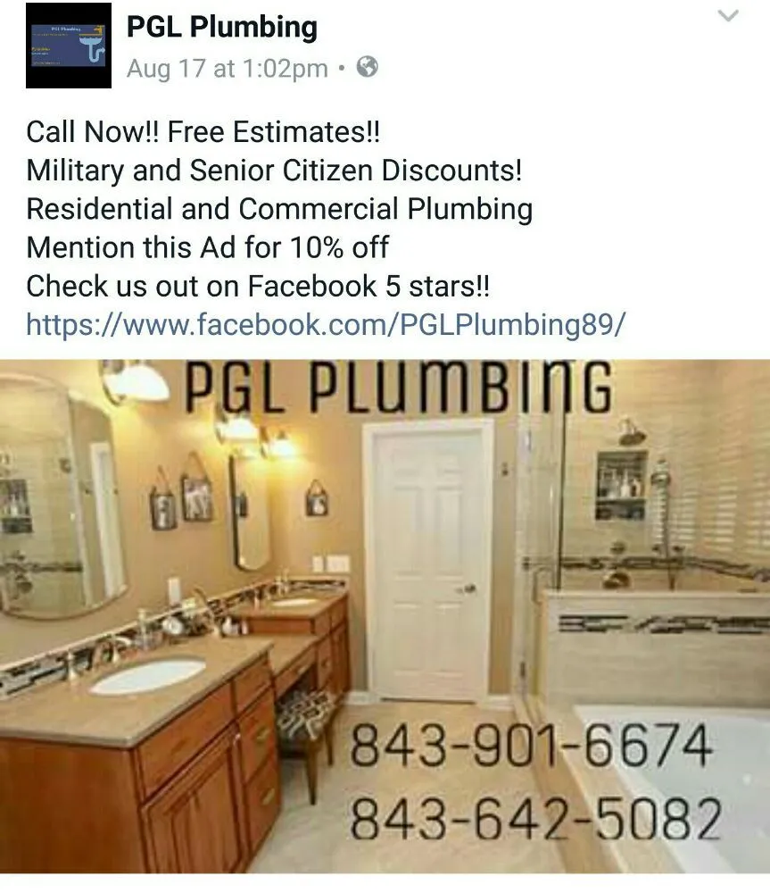 Slide of PGL Plumbing