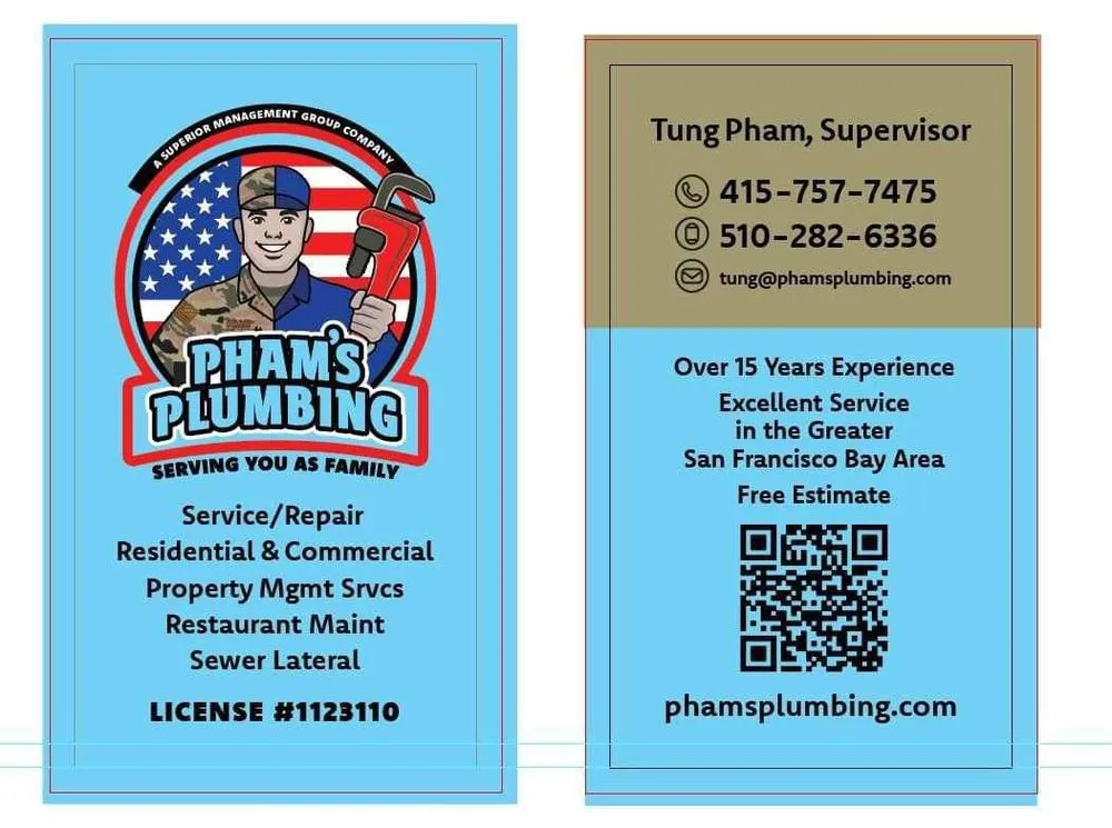 Quality emergency plumbing in San Francisco, CA by Pham's Plumbing